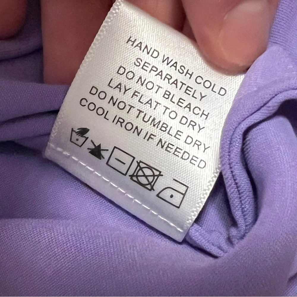 Revolve Song of Style Marta Dress in Lavender Size M Wrap Shirt Dress Silky
